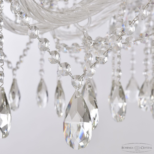Подвесная люстра Bohemia Ivele Crystal 1413/10/300 Ni