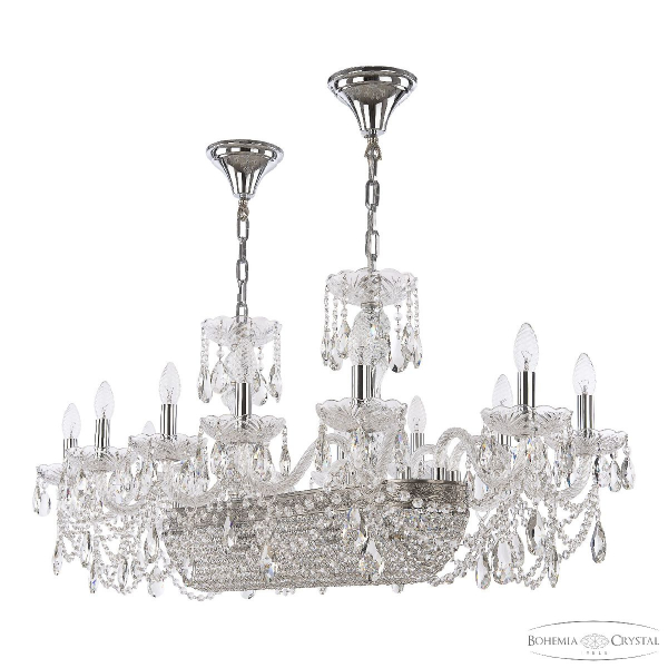 Подвесная люстра Bohemia Ivele Crystal 1453/12/195/800 Ni
