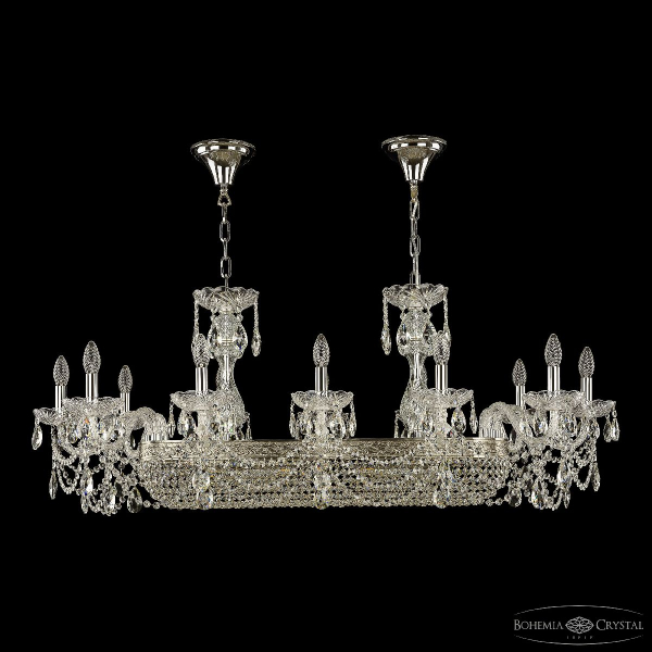 Подвесная люстра Bohemia Ivele Crystal 1453/12/195/800 Ni
