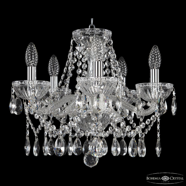 Подвесная люстра Bohemia Ivele Crystal 5413/5/141 Ni Clear/M-1G