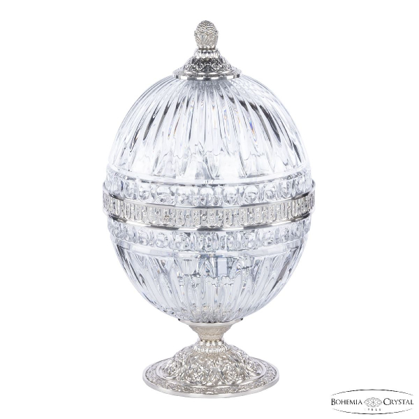 Настольная лампа Bohemia Ivele Crystal 5680L/18 Ni Clear/M-1G