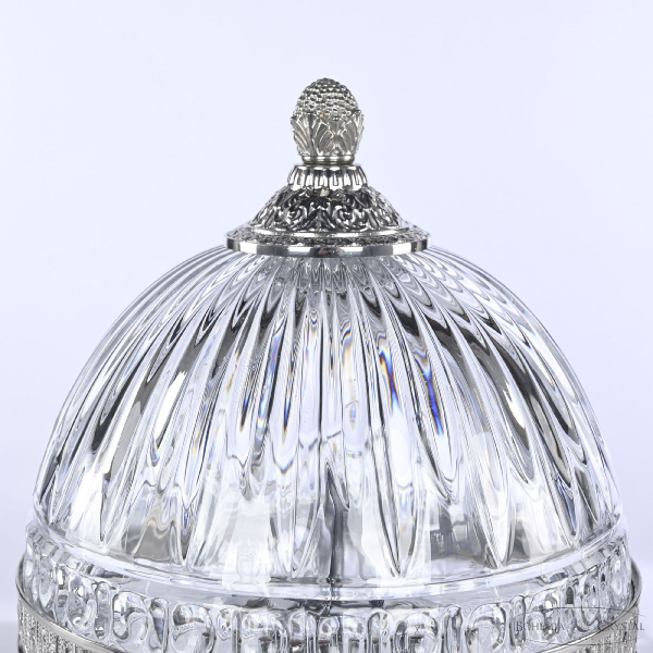 Настольная лампа Bohemia Ivele Crystal 5680L/18 Ni Clear/M-1G
