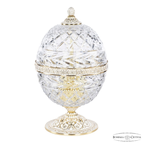 Настольная лампа Bohemia Ivele Crystal 5680L/20 GW Clear/M-1F
