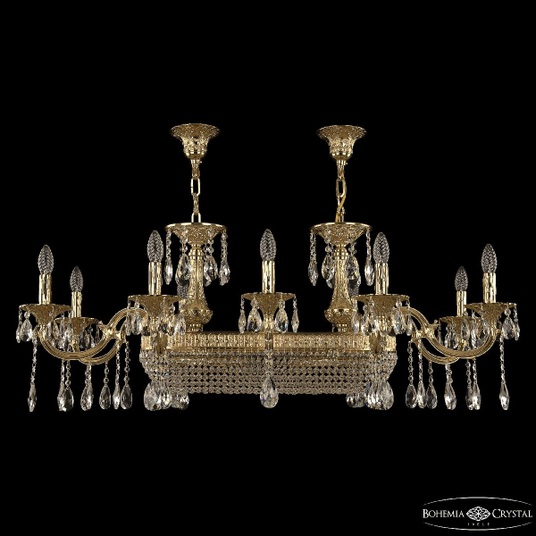 Подвесная люстра Bohemia Ivele Crystal 72153/10/250/600 G