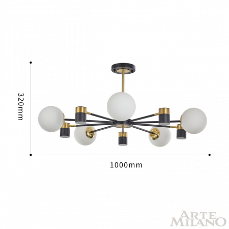 Arte Milano 274802/10 BK/GD