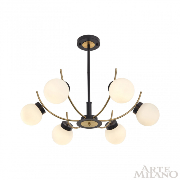 Люстра на штанге Arte Milano Neapolis 276169/6 BK/GD
