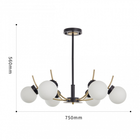 Arte Milano 276169/6 BK/GD