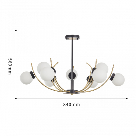 Arte Milano 276169/9 BK/GD