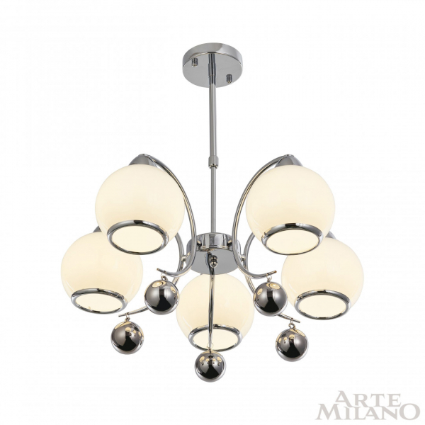 Люстра на штанге Arte Milano Neapolis 276207/5 Ni