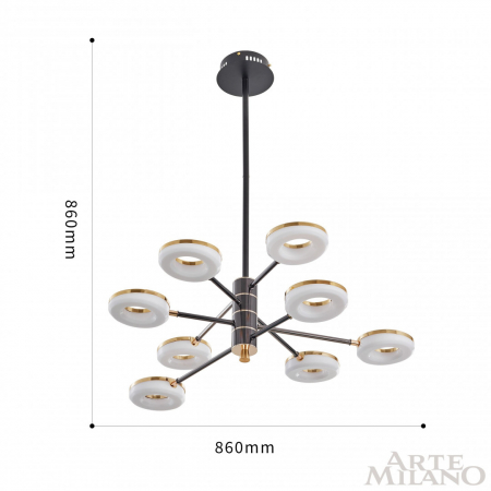 Arte Milano 276699/8 BK/GD