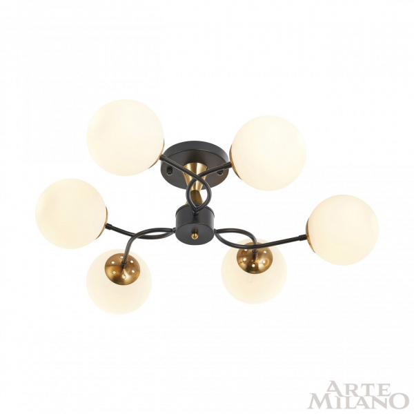 Потолочная люстра Arte Milano Neapolis 276808/6 BK/GD