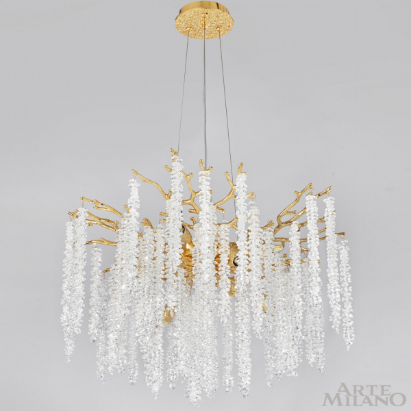 Подвесная люстра Arte Milano Milan 239801/D600/8/A Gd