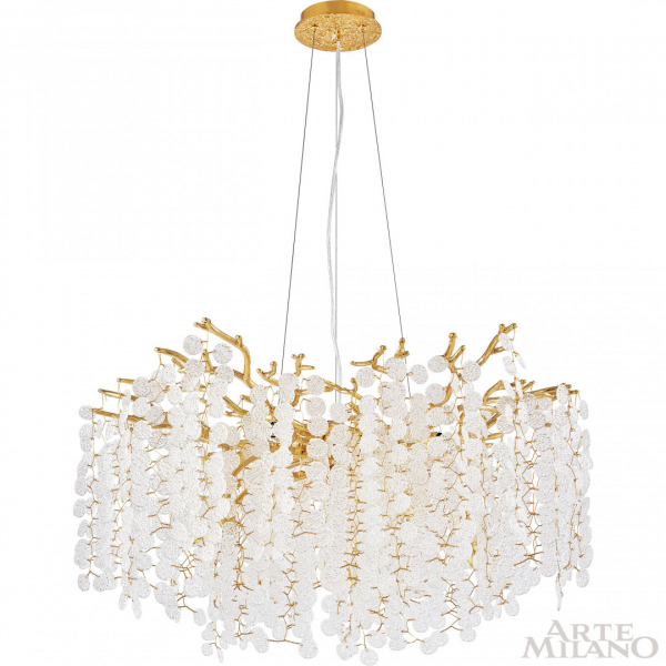 Подвесная люстра Arte Milano Milan 230901/D760/10/C Gd