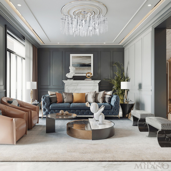 Люстра на штанге Arte Milano Milan 236901/D1000/14/A Cr