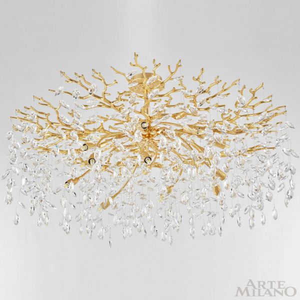 Люстра на штанге Arte Milano Milan 236901/D1000/14/B Gd