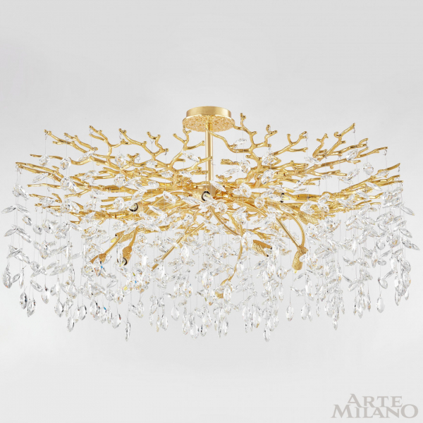 Люстра на штанге Arte Milano Milan 236901/D1000/14/B Gd