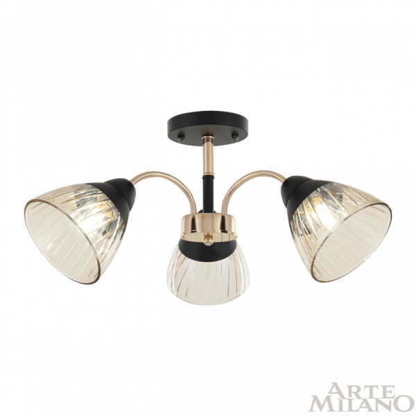 Люстра на штанге Arte Milano Napoli 320119/3 FG+BK