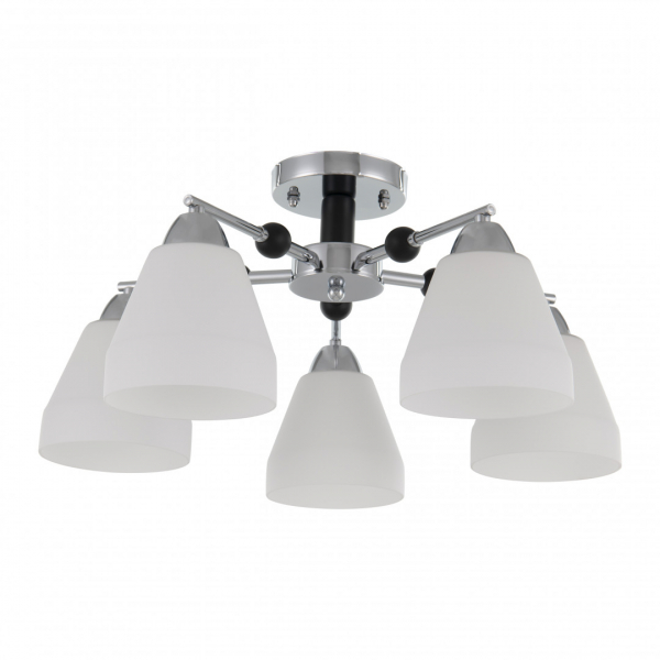 Люстра на штанге Arte Milano Napoli 325119/5 CR+BK