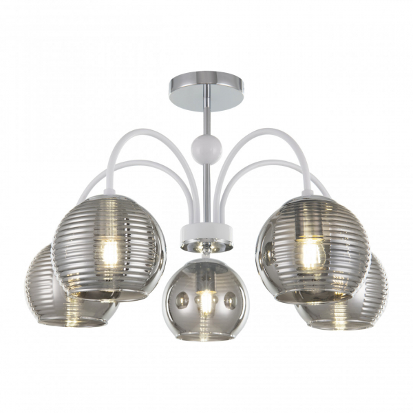 Люстра на штанге Arte Milano Napoli 320719/5 CR+WH