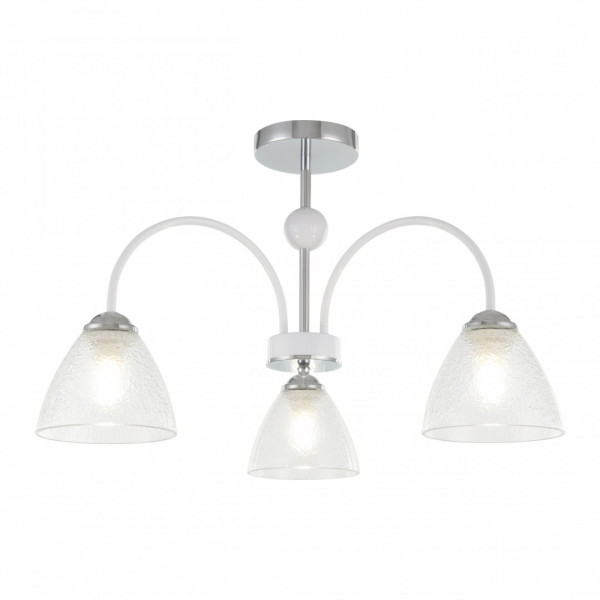 Люстра на штанге Arte Milano Napoli 321410/3 CR+WH