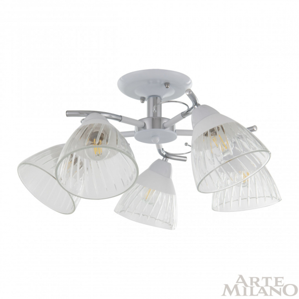 Потолочная люстра Arte Milano Napoli 320306/5 WT+CR