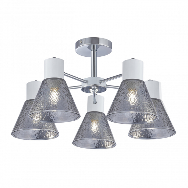 Люстра на штанге Arte Milano Napoli 322408/5 CR+WH