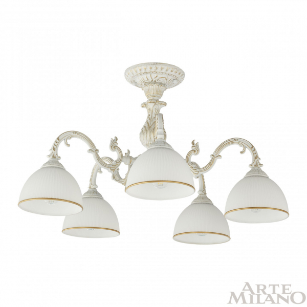 Потолочная люстра Arte Milano 346410/5 WT+G