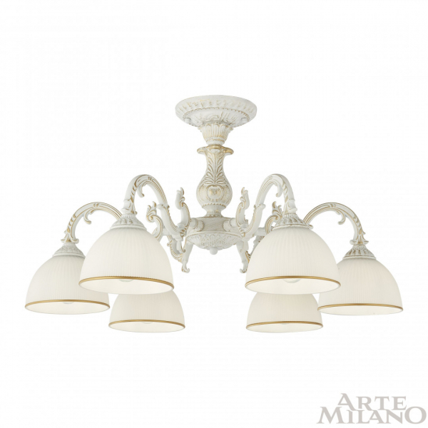 Потолочная люстра Arte Milano 346410/6 WT+G