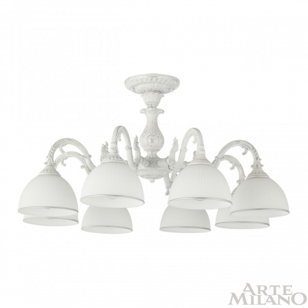 Потолочная люстра Arte Milano 346410/8 WT+SL