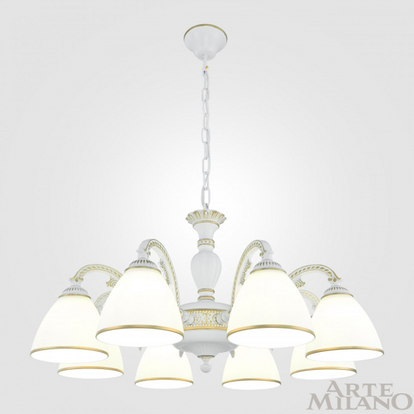Подвесная люстра Arte Milano 340837/8 WT+G