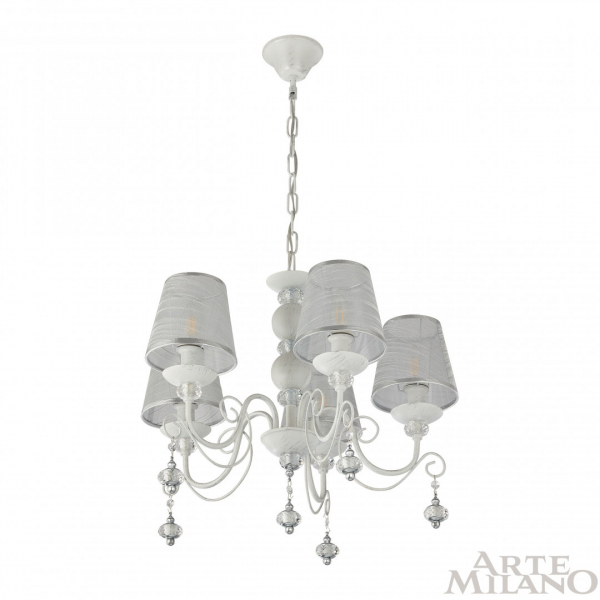 Подвесная люстра Arte Milano 347620/5 WT+SL