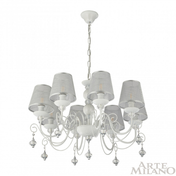 Подвесная люстра Arte Milano 347620/8 WT+SL