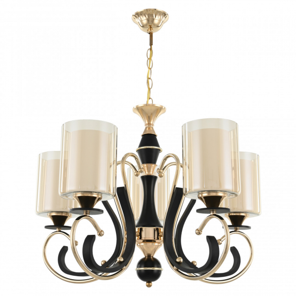 Подвесная люстра Arte Milano Florentia 302237/5 Bk/Gd