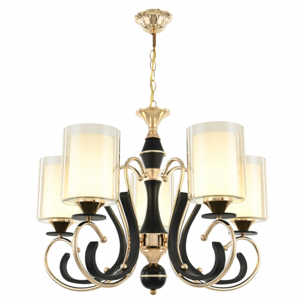 Подвесная люстра Arte Milano Florentia 302237/5 Bk/Gd