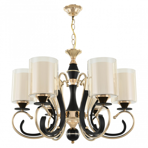 Подвесная люстра Arte Milano Florentia 302237/6 Bk/Gd