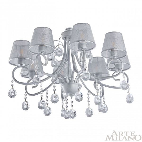 Потолочная люстра Arte Milano Amalfi 337146/8 WT+SL