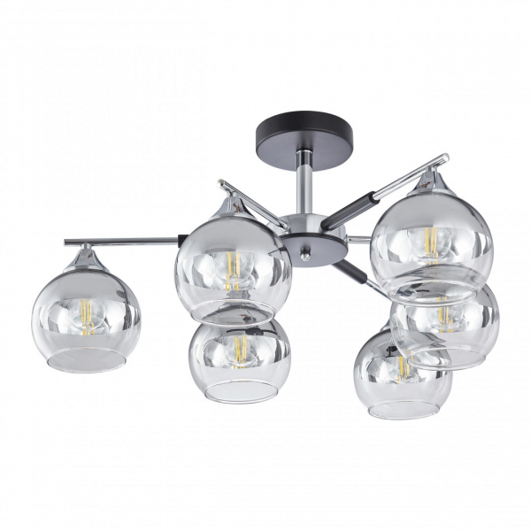 Люстра на штанге Arte Milano Napoli 339354/6 CR+BK