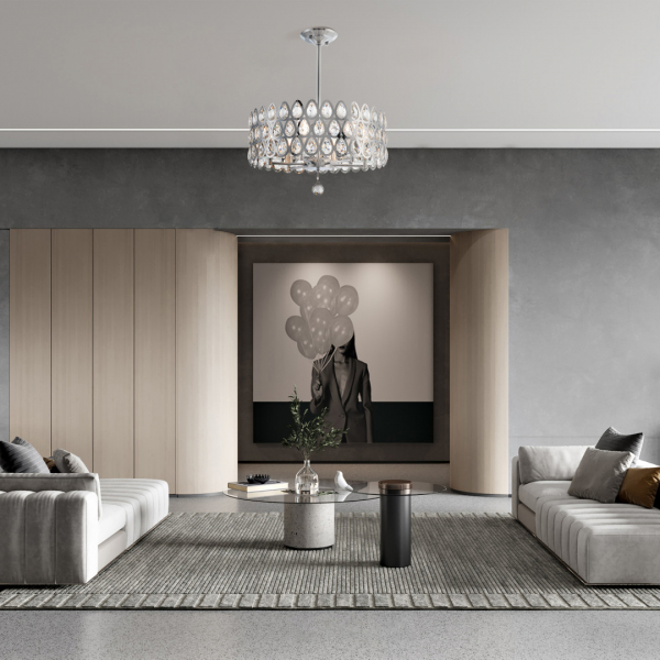 Люстра на штанге Arte Milano Sorrento 371019/6/300/490 CR