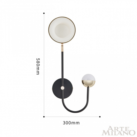 Arte Milano 273299/1+1 BK/GD