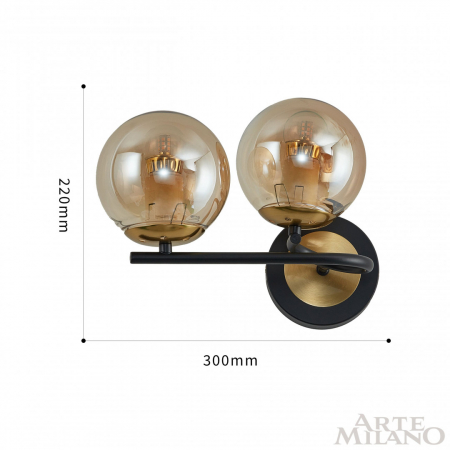 Arte Milano 273708/2B BK/GD