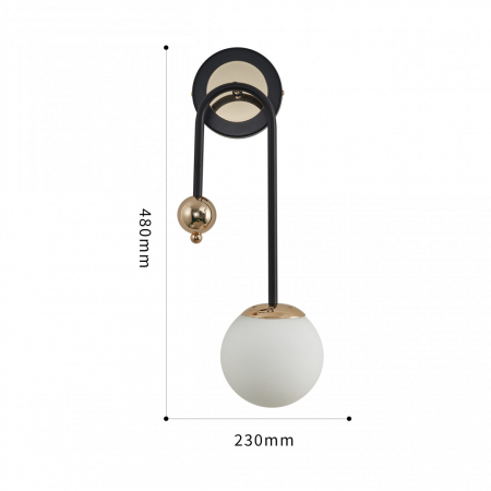 Arte Milano 274307/1B BK/GD