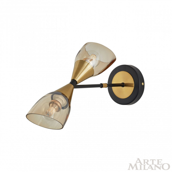 Бра Arte Milano Neapolis 276708/2B BK/GD