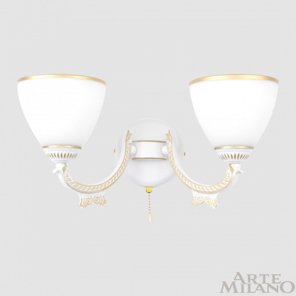 Бра Arte Milano 342837/2W WT+G