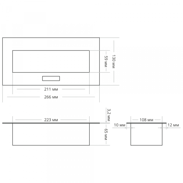 Блок розеток MX-226 (2 секции и 2 USB) Mebax 00-00001338
