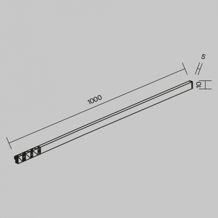 Maytoni TR186-1-8W2.7K-B