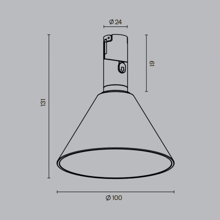 Maytoni TR206-1-3W3K-B
