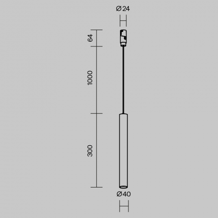 Maytoni TR210-1-5W3K-M-B
