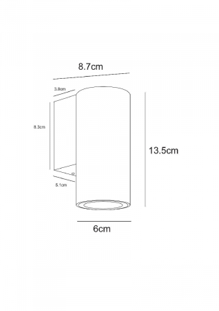 Arte Lamp A1807AL-1BK