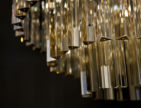 Delight Collection KR0387P-10A chrome/amber