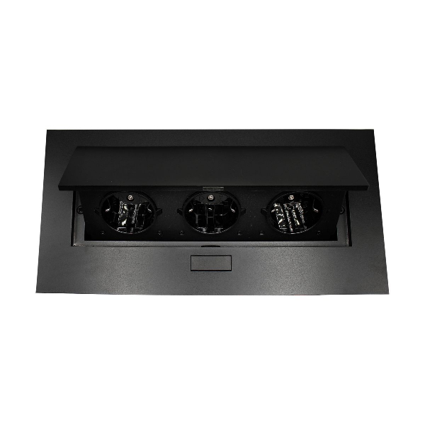 Блок розеток MX-226 (J) (3 секции полуавтоматический с кабелем питания) Mebax 00-00002878